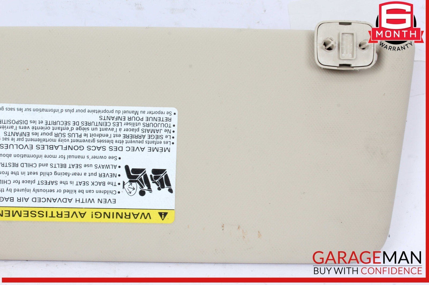 17-24 Audi Q5 A4 Front Right Passenger Side Sun Visor Sunvisor 8H0010501 OEM