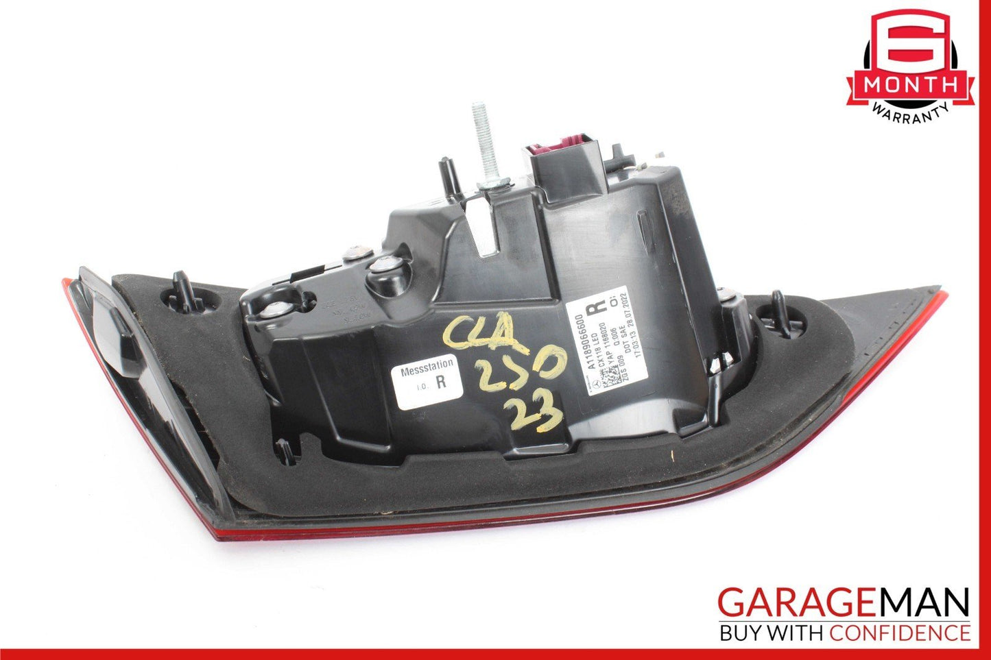 20-23 Mercedes W118 CLA250 Rear Right Side Inner Tail Light Taillight Lamp OEM
