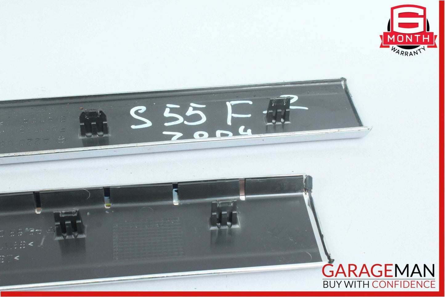 00-06 Mercedes W220 S500 S55 AMG Front & Rear Door Step Sill Sills Set of 4 Pc