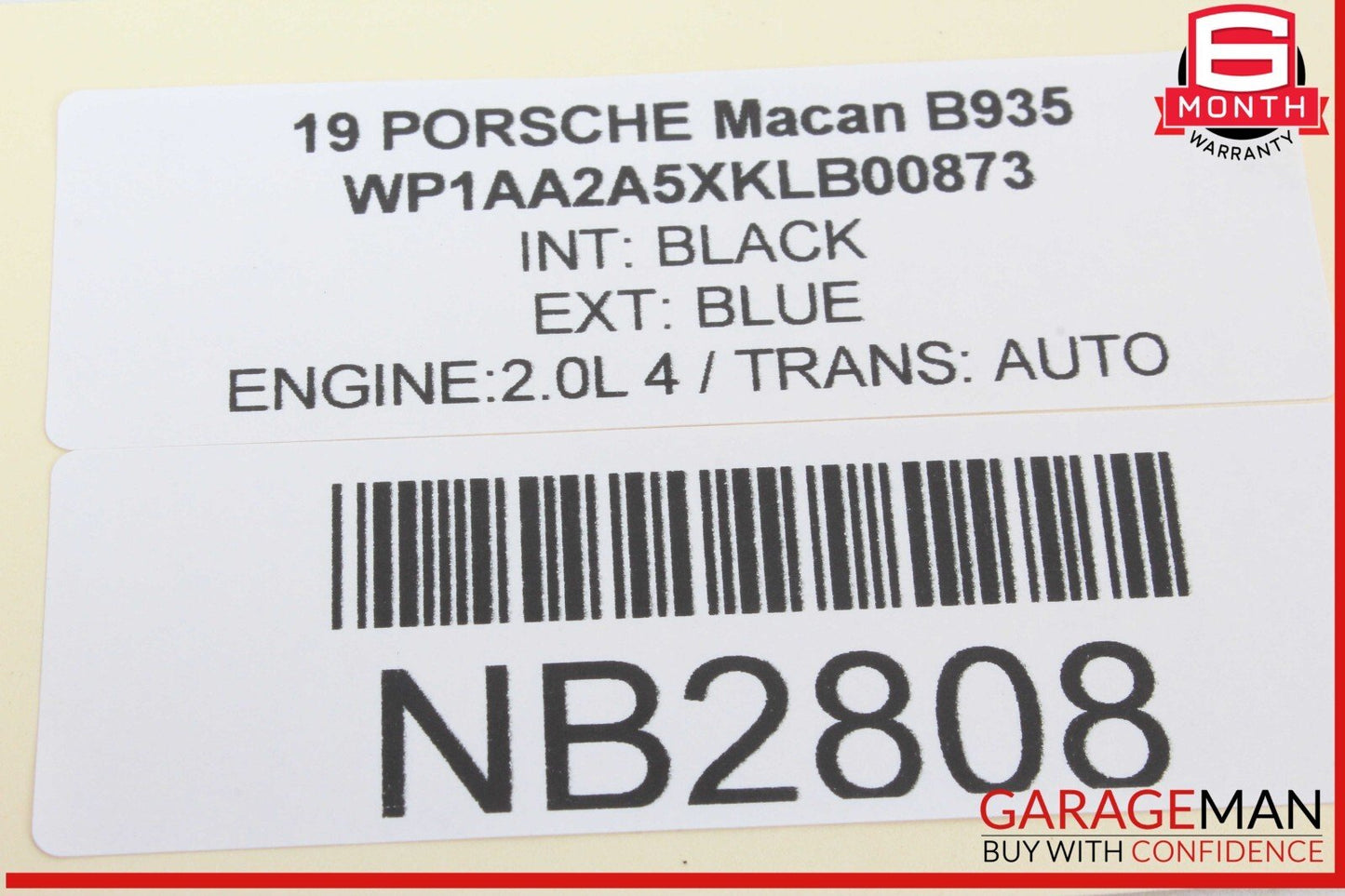 15-24 Porsche Macan 95B Front Right Passenger Side Seat Airbag OEM