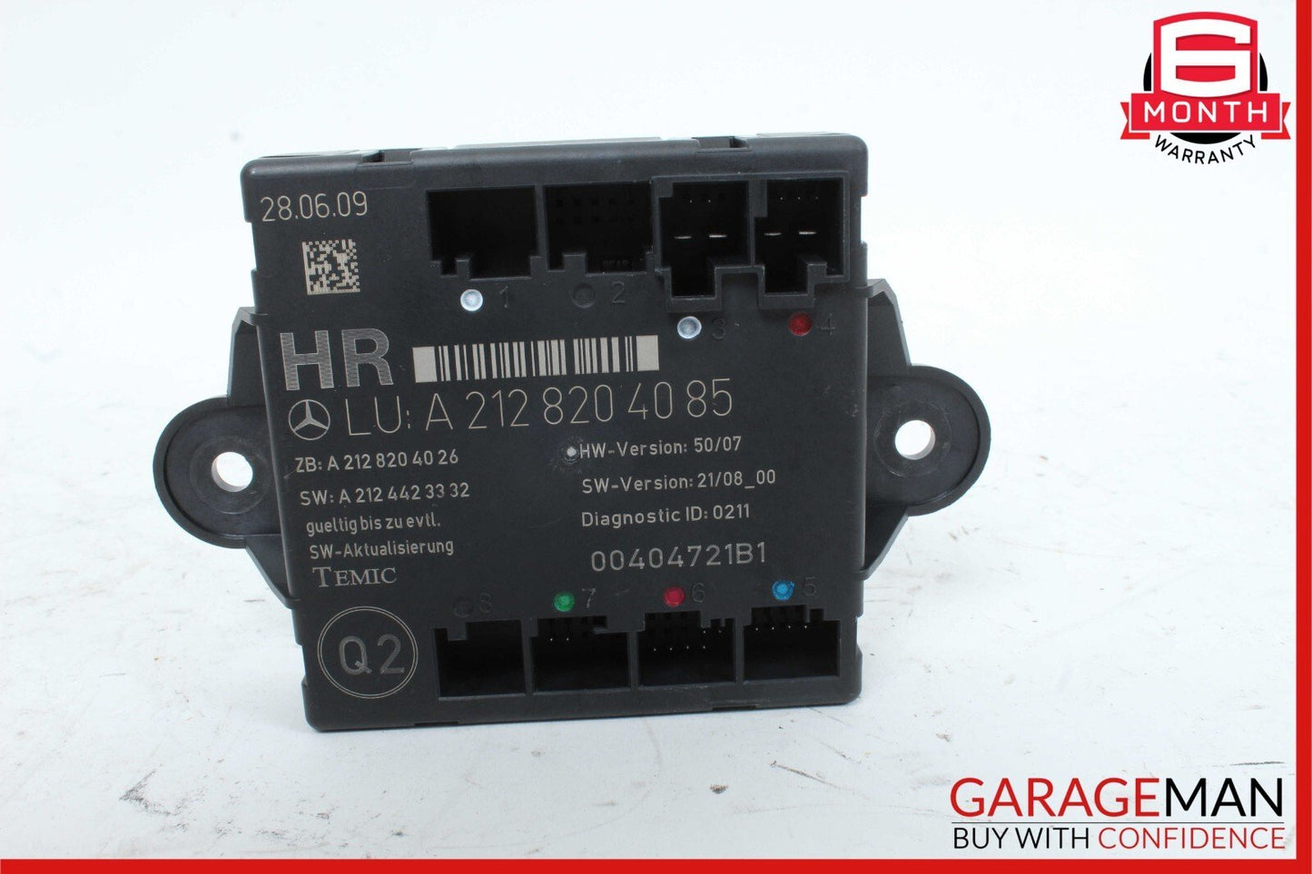 08-14 Mercedes W212 E350 4MATIC Rear Right Side Door Control Module OEM