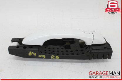 09-16 Audi A4 A5 Right Passenger Side Exterior Door Handle White 8T0837886A OEM