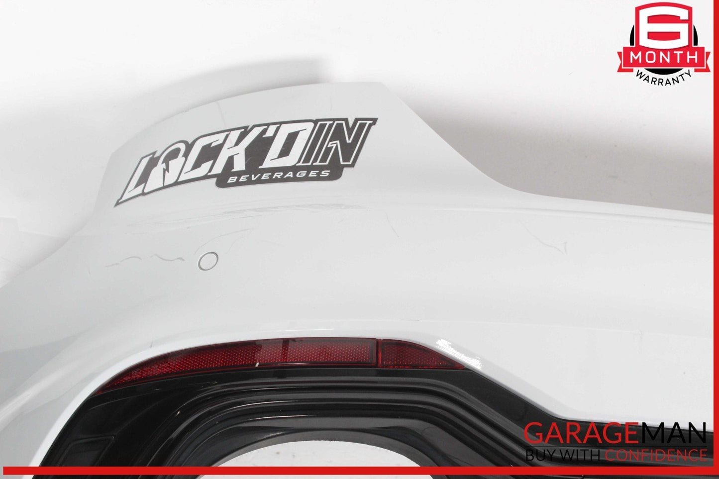 18-19 Audi RS5 Rear Bumper Cover Assembly White OEM