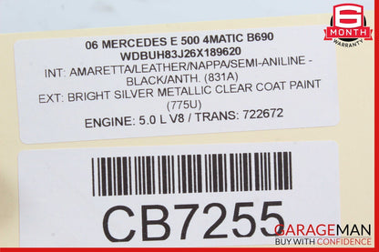 03-06 Mercedes W211 E500 E320 Anti Theft Alarm Control Module 2118209626 OEM
