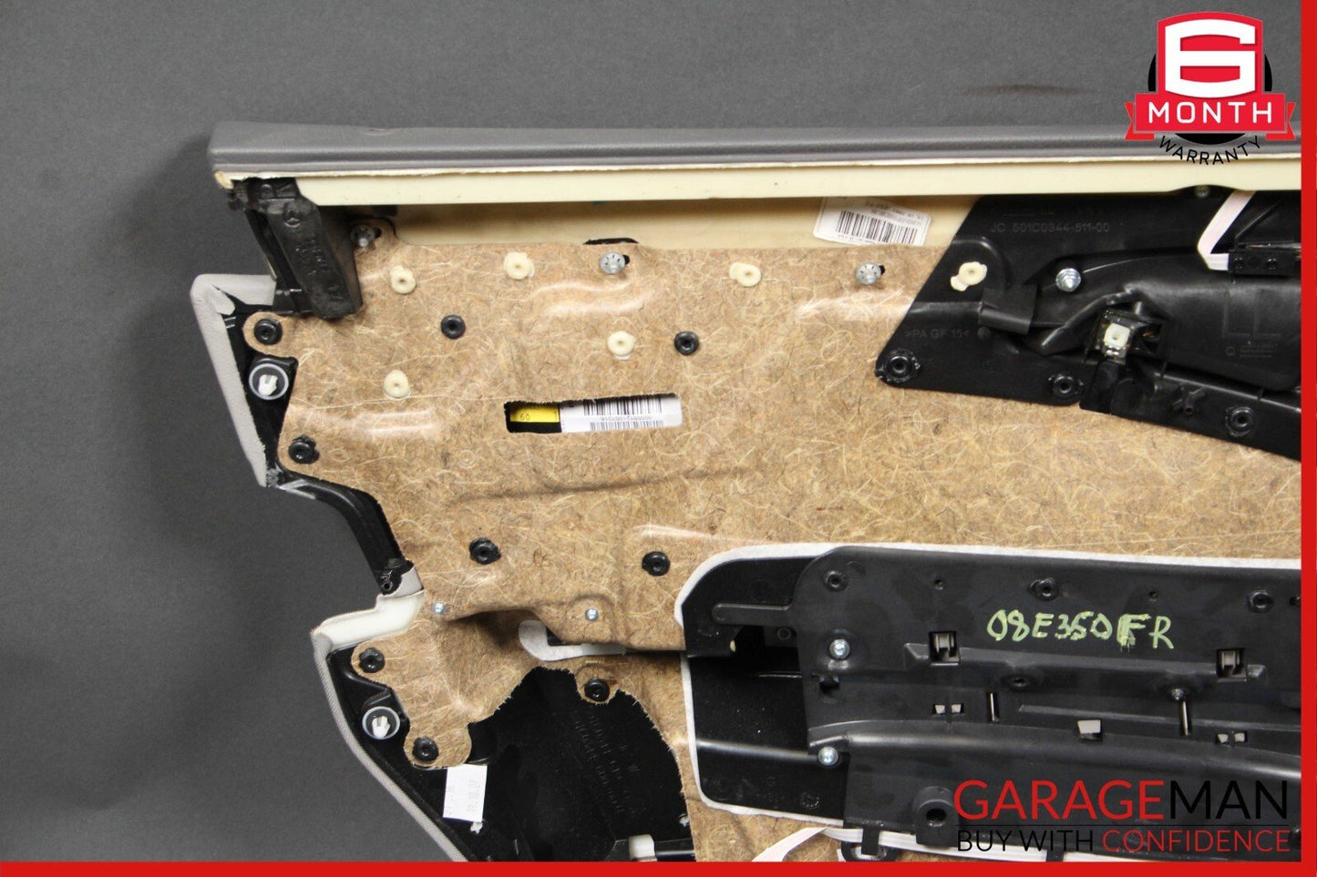 07-09 Mercedes W211 E350 Front Right Interior Door Panel Cover Assembly Gray