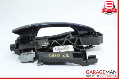 07-13 Mercedes W221 S400 S550 Rear Right Exterior Door Handle Keyless Go Blue