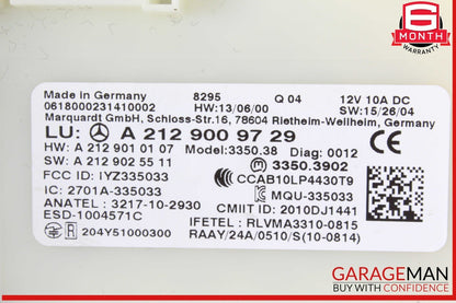 13-20 Mercedes W166 GLE400 SL550 CLA250 Keyless Go Entry Control Module OEM