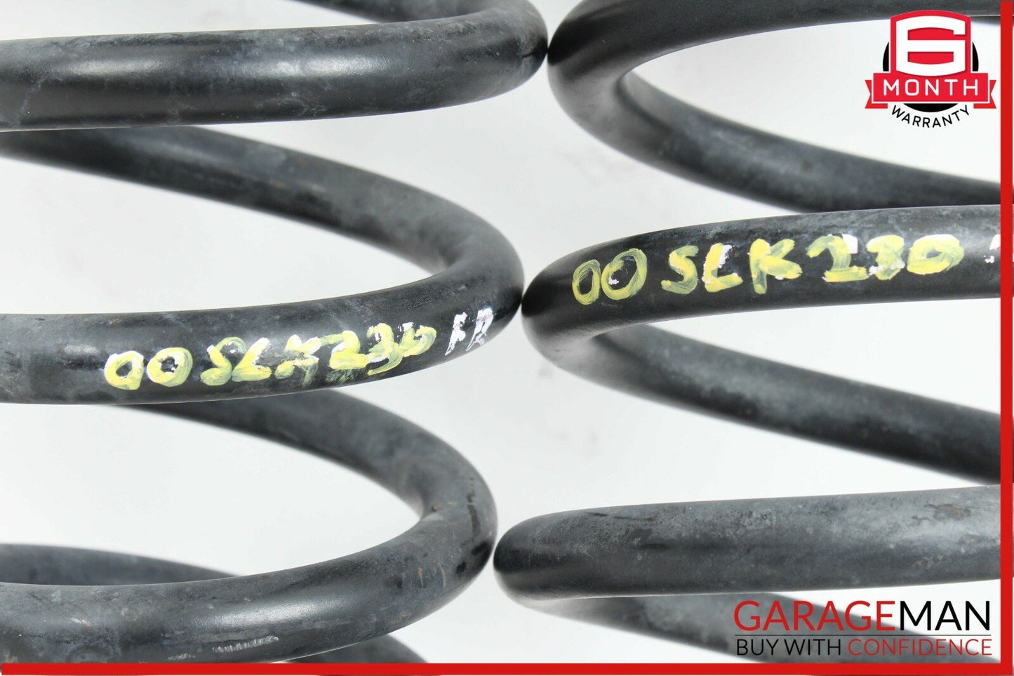 97-04 Mercedes R170 SLK230 Front Right & Left Shock Absorber Coil Spring Set OEM