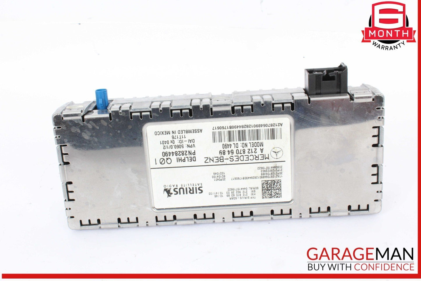 08-12 Mercedes W204 C250 Sirius Satellite Radio Receiver Module 2128706489 OEM