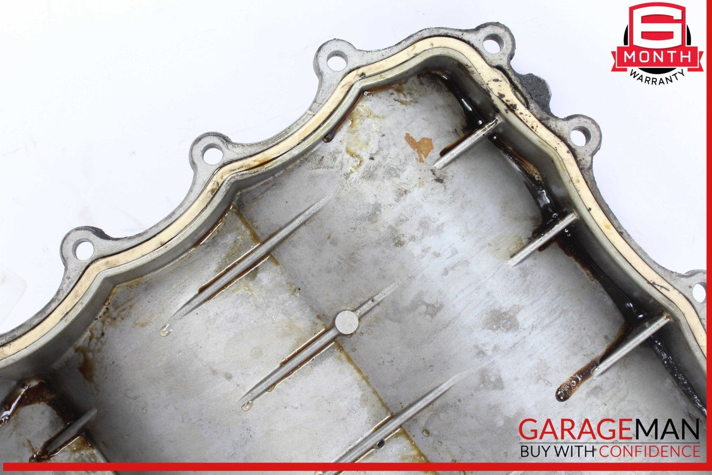 11-18 Porsche Cayenne 958 4.8L V8 Engine Lower Oil Pan 94810705510 OEM