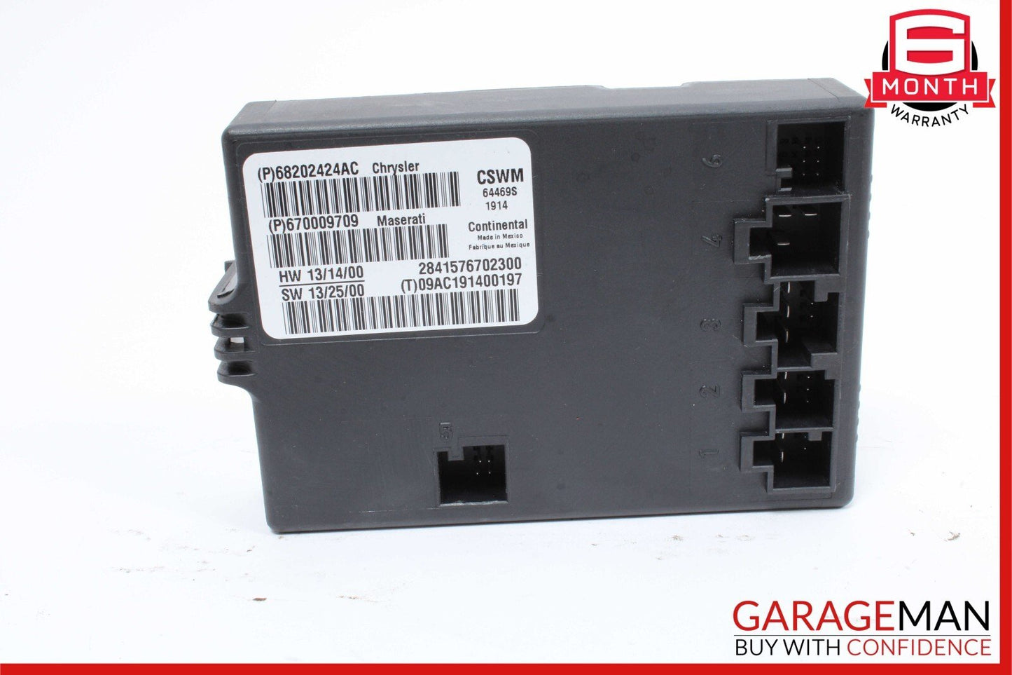 14-17 Maserati Ghibli Front Right Passenger Seat Control Controller Module Unit