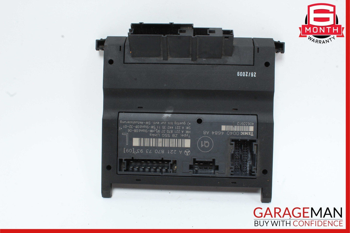 07-13 Mercedes W221 S400 S550 Front Left Driver Seat Control Unit 2218707393 OEM