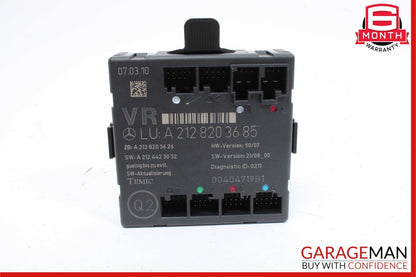 08-18 Mercedes W212 E350 C300 E400 Front Right Side Door Control Module OEM