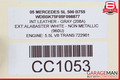 03-06 Mercedes R230 SL500 CLK500 ML500 ECU Engine Control Module Unit OEM