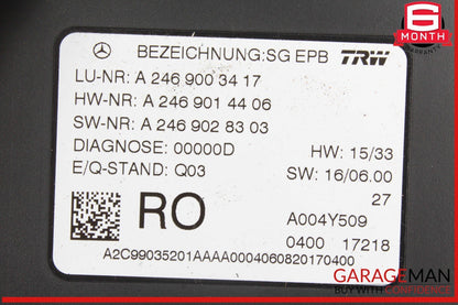 12-20 Mercedes W117 CLA250 SLK350 Hand Parking Brake Control Module Unit OEM