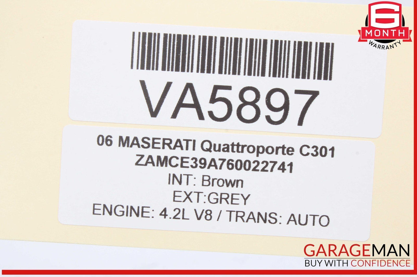 03-13 Maserati Quattroporte M139 Rear View Vision Mirror Light Sensor OEM