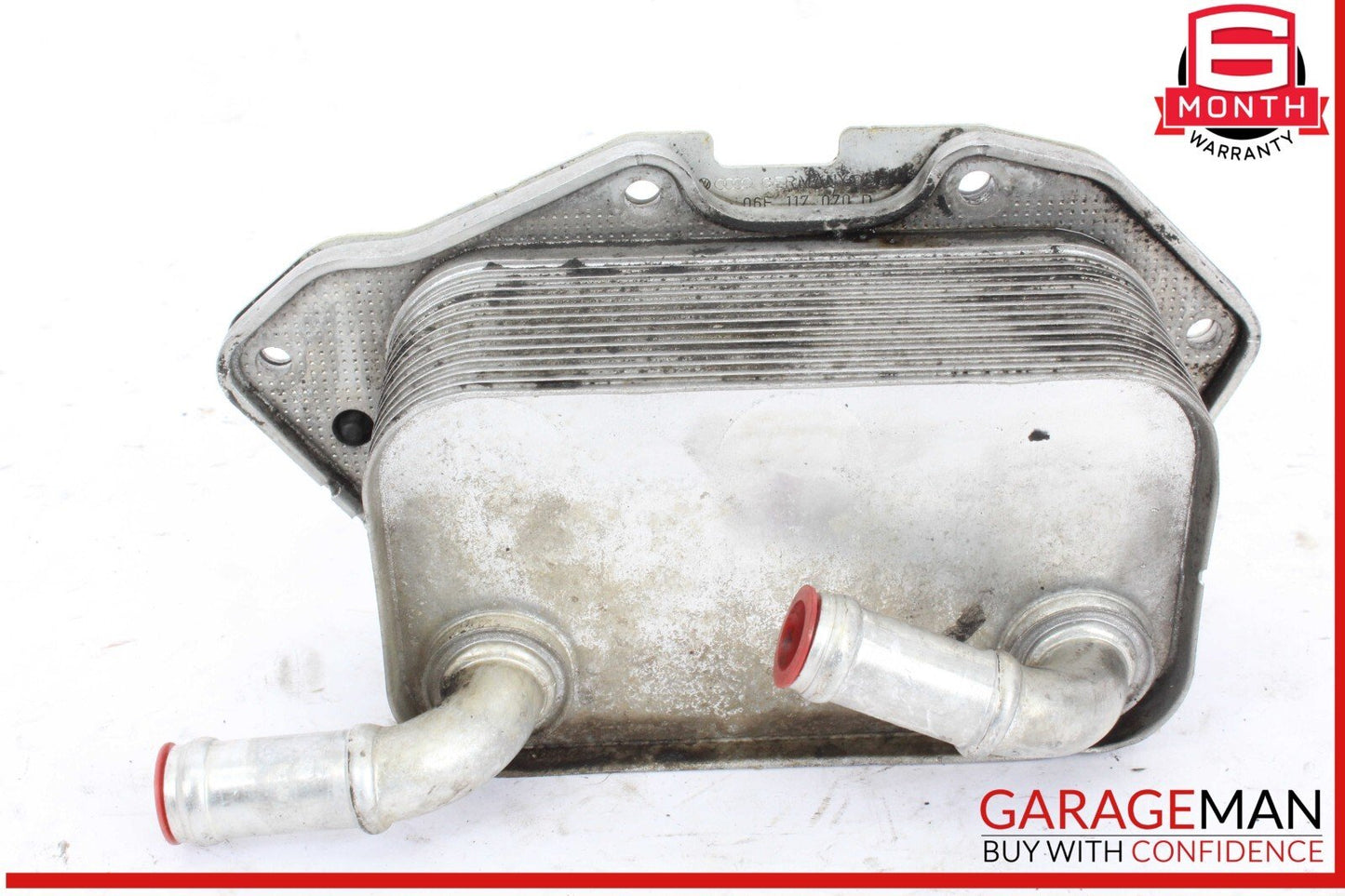 09-17 Audi Q5 Engine Oil Cooler Radiator 06E117021G OEM