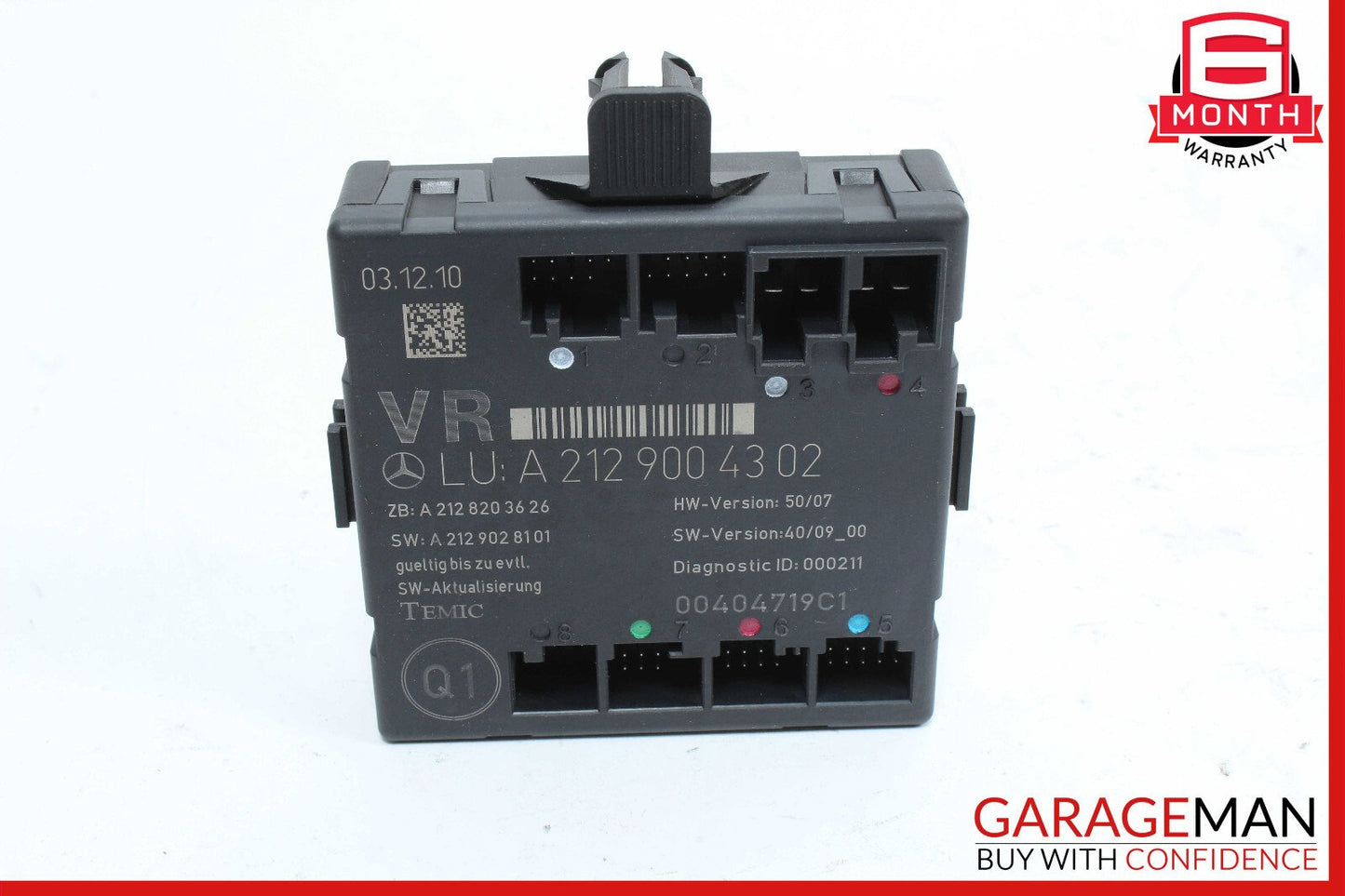 08-18 Mercedes W212 E350 C300 Front Right Passenger Side Door Control Module OEM