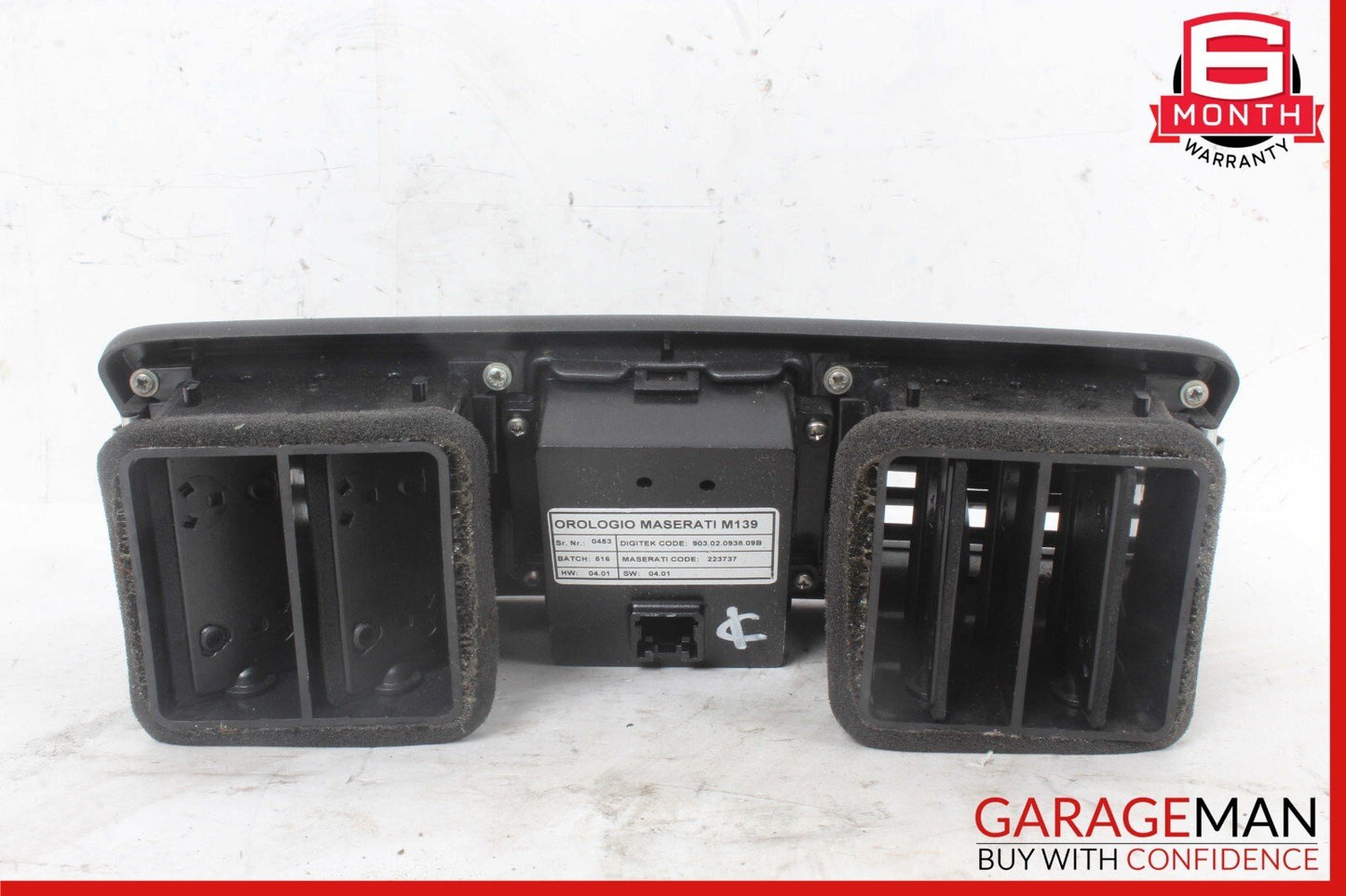 03-08 Maserati Quattroporte M139 Front Center Console AC A/C Air Vent OEM