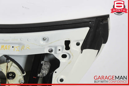 14-22 Maserati Ghibli M157 Rear Right Side Door Shell Frame Panel White OEM
