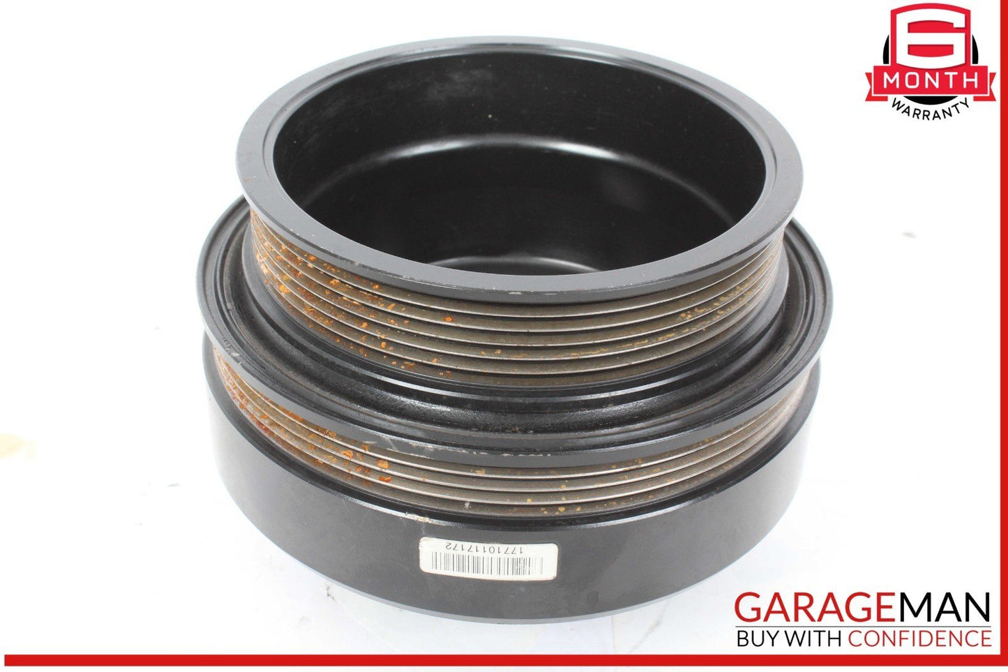 10-13 Mercedes W221 S400 Hybrid Engine Motor Crankshaft Pulley Vibration Damper