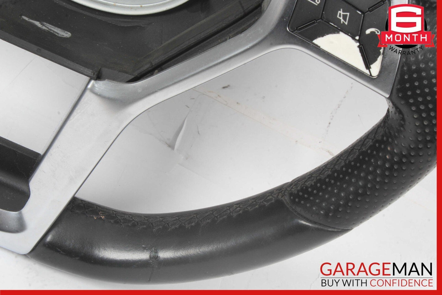 12-18 Mercedes W204 C250 SLK250 C300 AMG Sport Steering Wheel Flat Bottom OEM