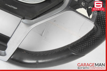 12-18 Mercedes W204 C250 SLK250 C300 AMG Sport Steering Wheel Flat Bottom OEM