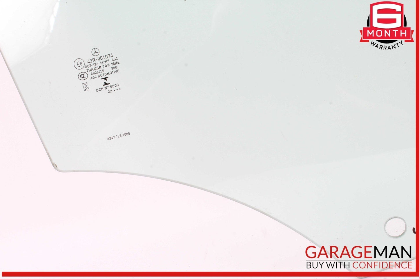 20-25 Mercedex X247 GLB250 Front Right Passenger Side Door Window Glass OEM