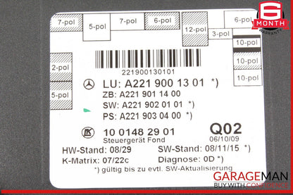 07-13 Mercedes W221 S400 Hybrid Rear Right or Left Side Door Control Module Unit