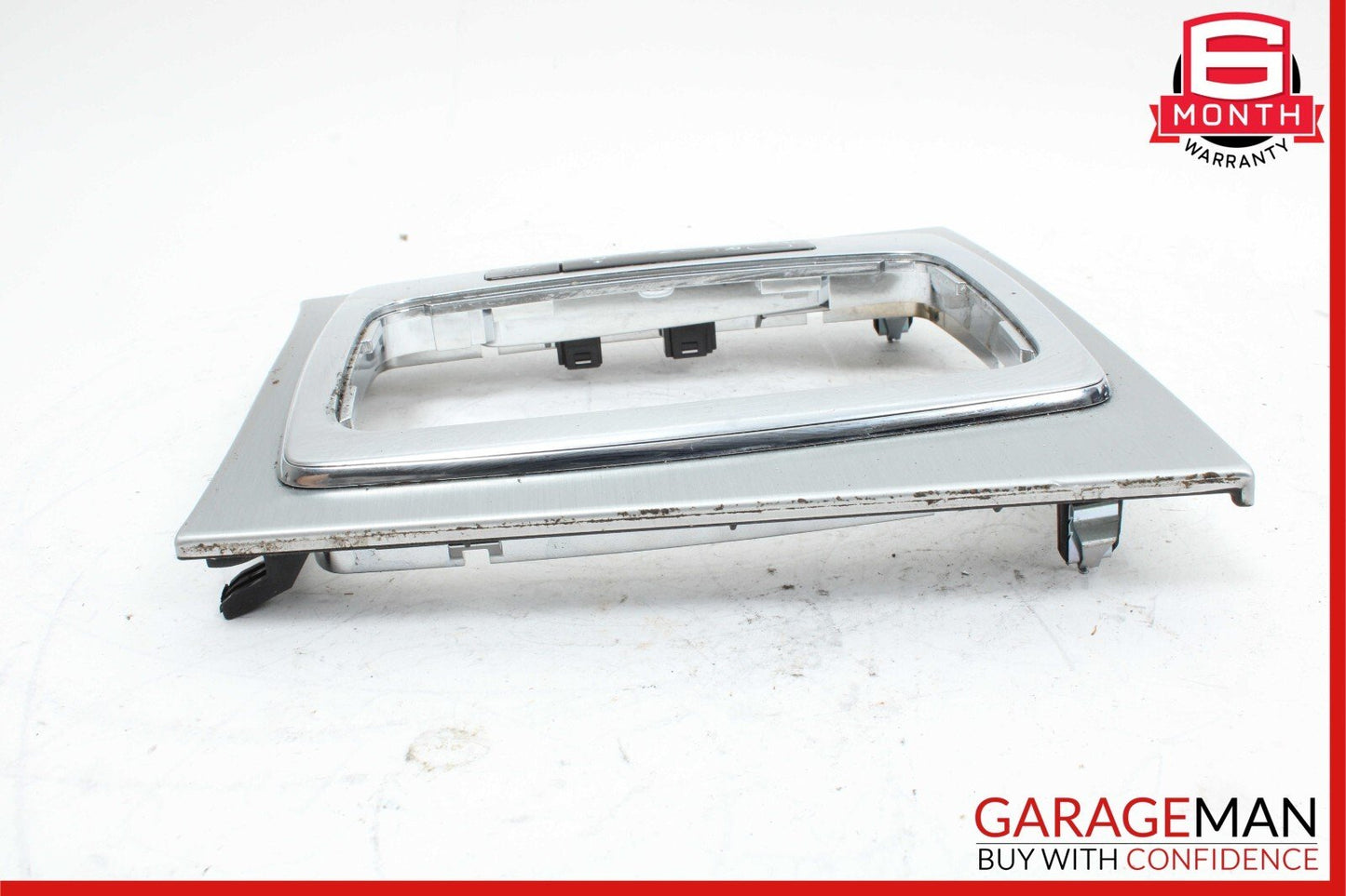08-14 Mercedes W204 C250 C63 AMG Center Console Shifter Trim Cover Bezel Silver