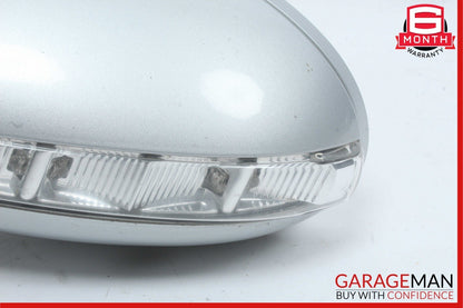 07-09 Mercedes W221 S550 Front Left Driver Side Mirror Door Rear View Silver OEM