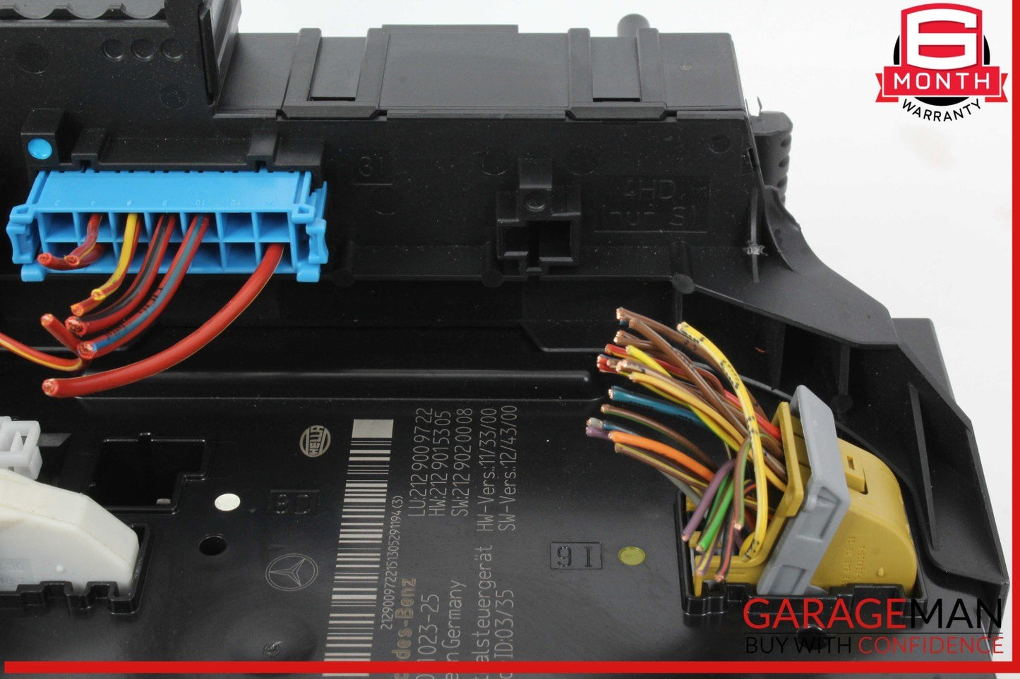 10-18 Mercedes W218 CLS550 E400 Rear SAM Fuse Box Relay Control 2129001406 OEM