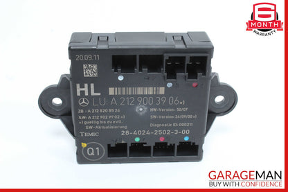 08-18 Mercedes W204 C250 C350 CLS550 Rear Left Side Door Control Module OEM