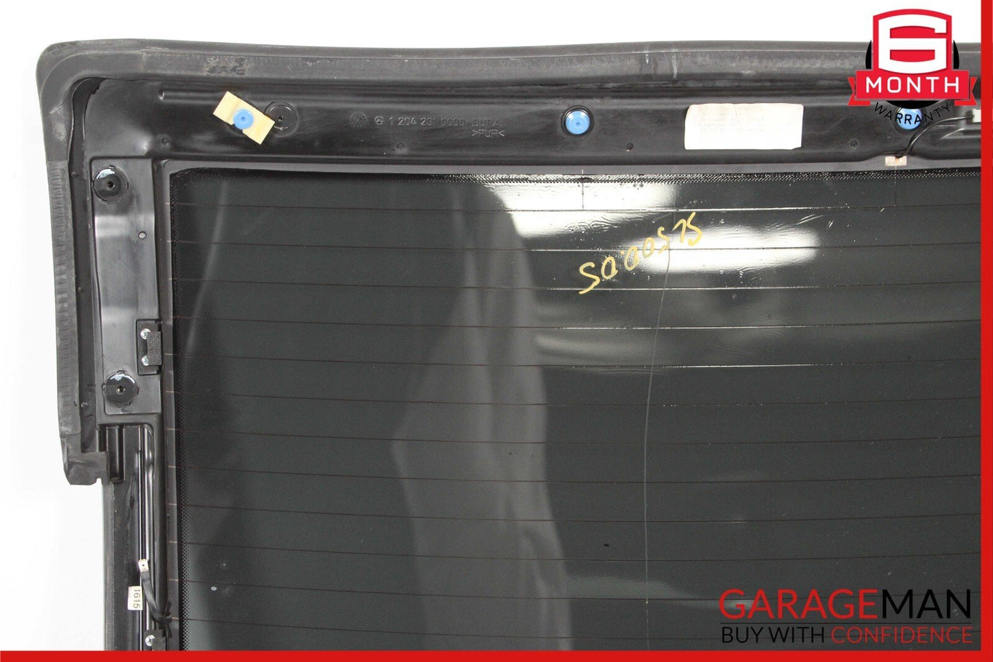 03-11 Mercedes R230 SL500 Rear Windshield Window Auto Glass Trim Panel Assembly