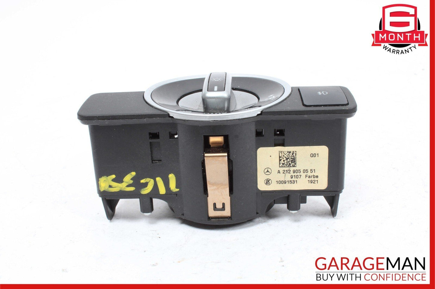 08-20 Mercedes W204 C350 C300 E350 Headlight Fog Light Switch Control Module OEM