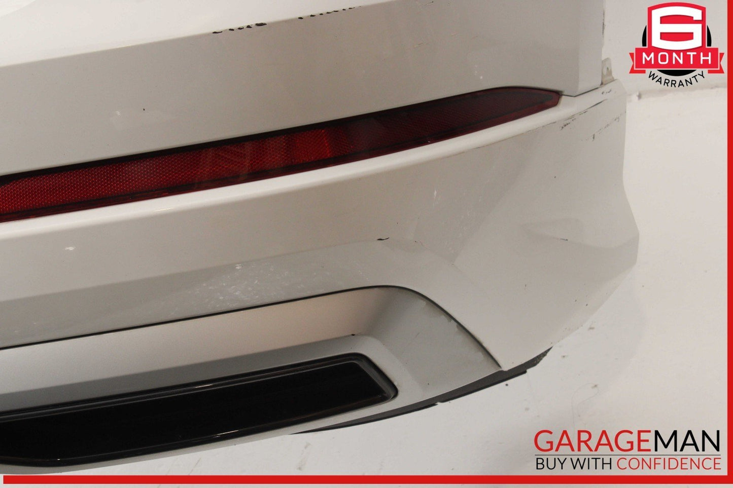 19-21 Audi Q3 Rear Bumper Panel Cover Assembly White OEM