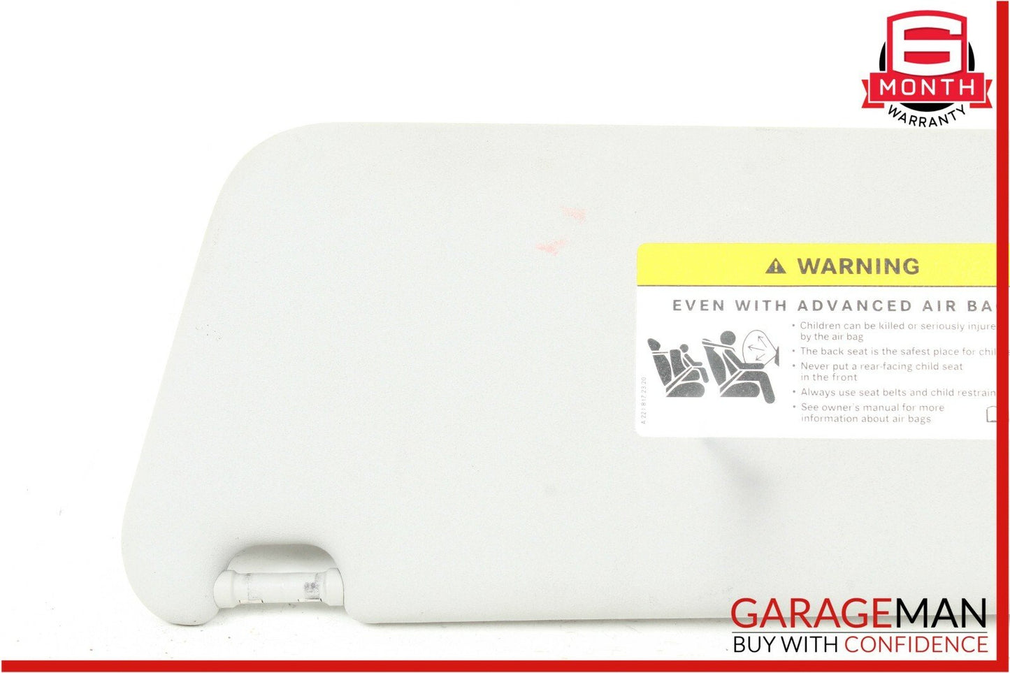 10-13 Mercedes W207 E350 E550 Front Right Side Sunvisor Sun Visor Shade Gray OEM
