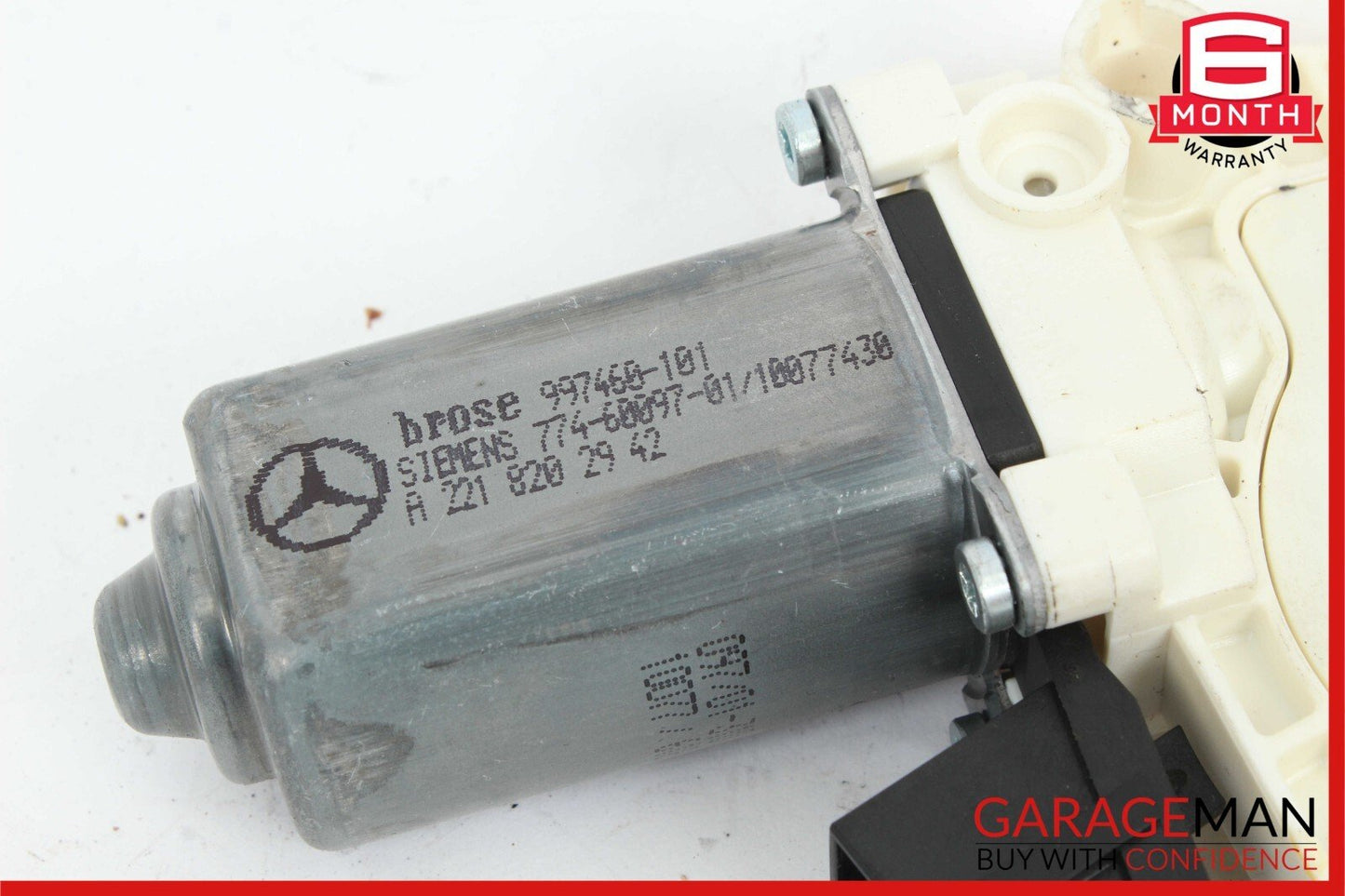 07-13 Mercedes W221 S550 S600 S63 AMG Rear Left Door Window Regulator Motor Unit