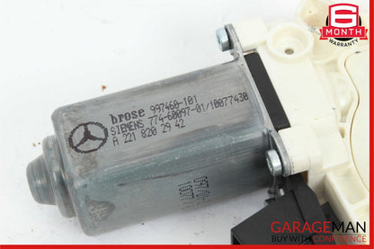 07-13 Mercedes W221 S550 S600 S63 AMG Rear Left Door Window Regulator Motor Unit