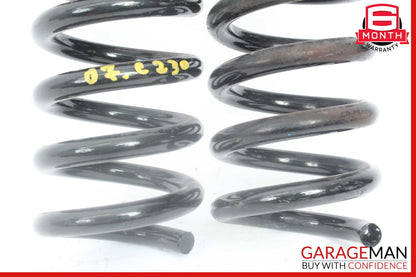 01-07 Mercedes W203 C230 Rear Right & Left Side Shock Absorber Spring Set OEM