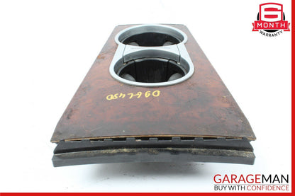 06-12 Mercedes X164 GL450 GL550 ML63 Center Console Cupholder Cup Holder Wood