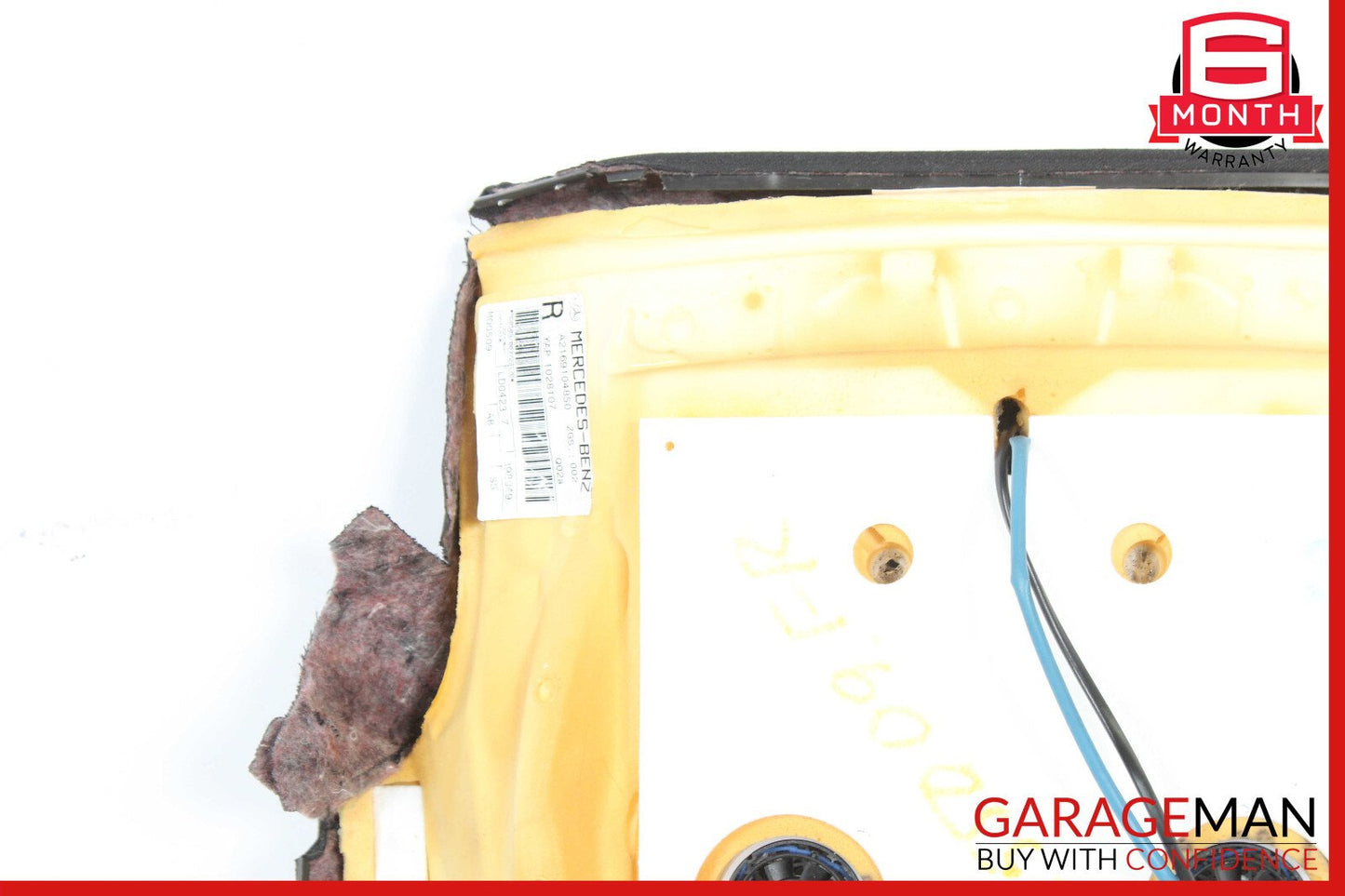 07-10 Mercedes W216 CL550 Front Right Side Bottom Lower Seat Cushion OEM