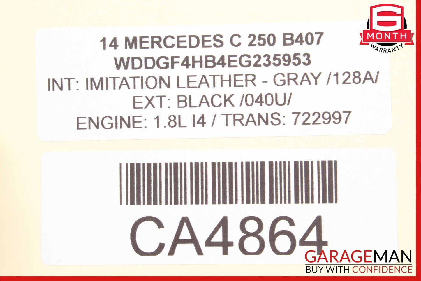 08-18 Mercedes W204 C250 C300 CLS550 Rear Left Side Door Control Module Unit OEM