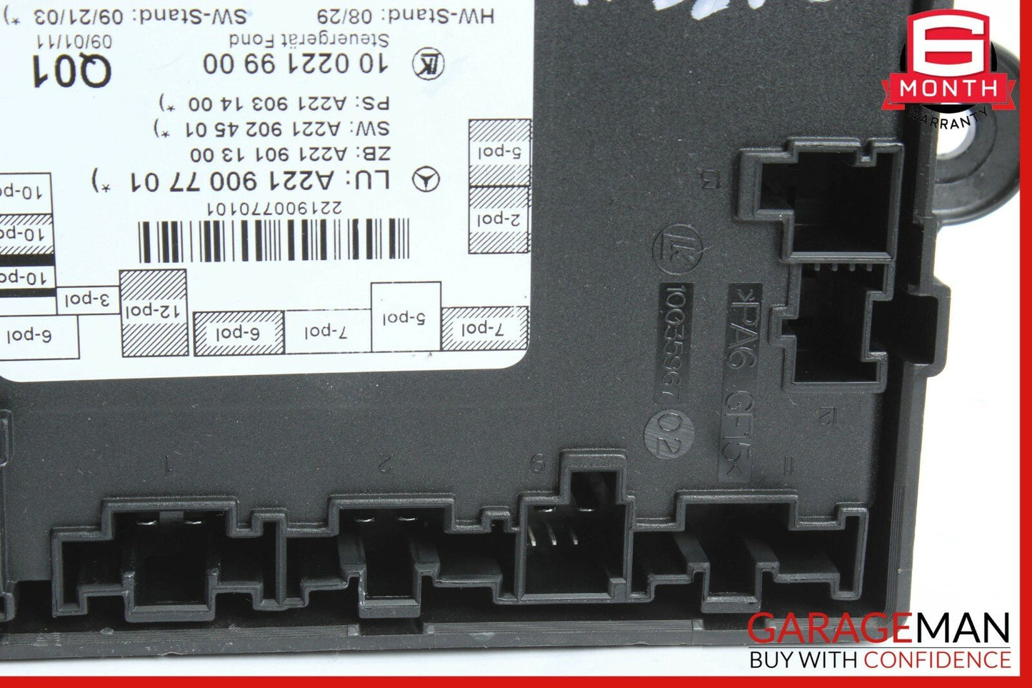 10-13 Mercedes W221 S550 S63 AMG Rear Left or Right Door Control Module OEM