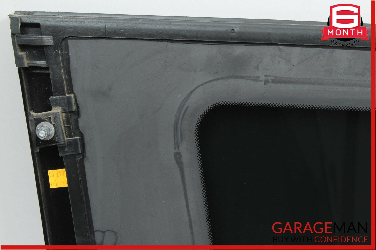 07-12 Mercedes X164 GL450 Rear Right Side Quarter Window Glass w/ Moulding Trim