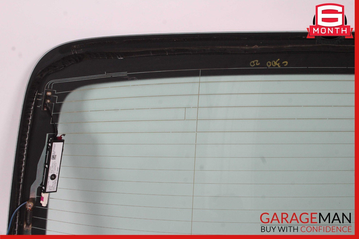 19-23 Mercedes W205 C300 C43 C63 AMG Coupe Rear Back Windshield Window Glass