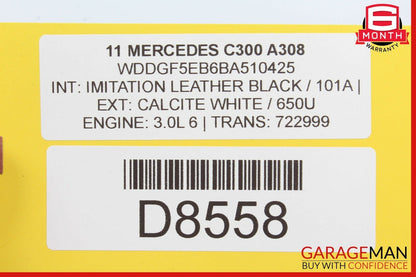 08-14 Mercedes W204 C250 C300 Rear Left Driver Side Door Control Module OEM