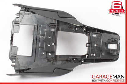 11-18 Porsche Cayenne Hybrid S Center Console A/C Bezel Trim Leather Black OEM