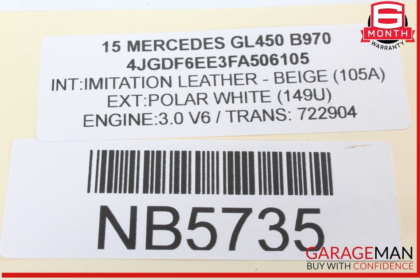 14-16 Mercedes X166 GL450 GL550 Surround View Camera Control Module OEM