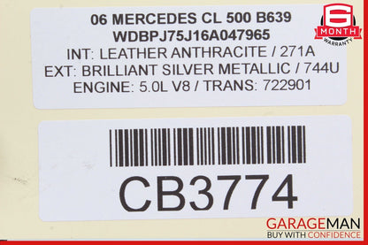 00-06 Mercedes CL500 ABC Hydraulic Suspension Distributor Valve Block Module OEM